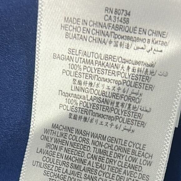 BCBGMaxAzria Lizette Maxi Dress Womens 4 Blue Colorblock Sleeveless Event Formal - Picture 7 of 7